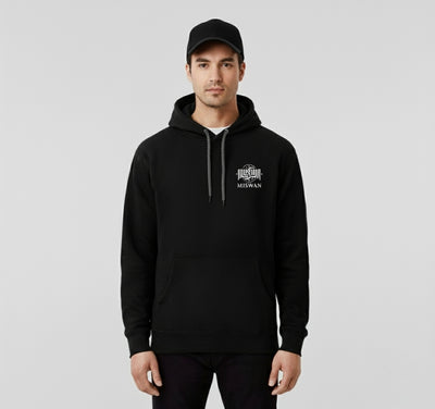 Cotton Fleece Hoddies Black (Warm)
