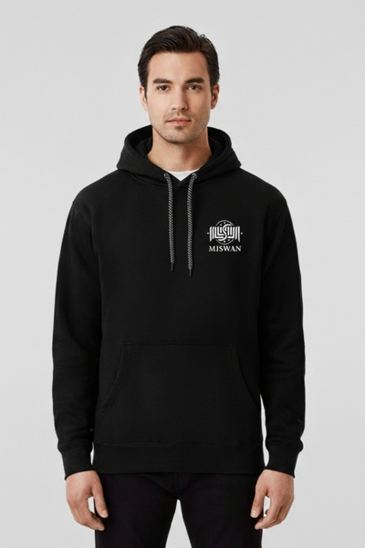 Cotton Fleece Hoddies Black (Warm)